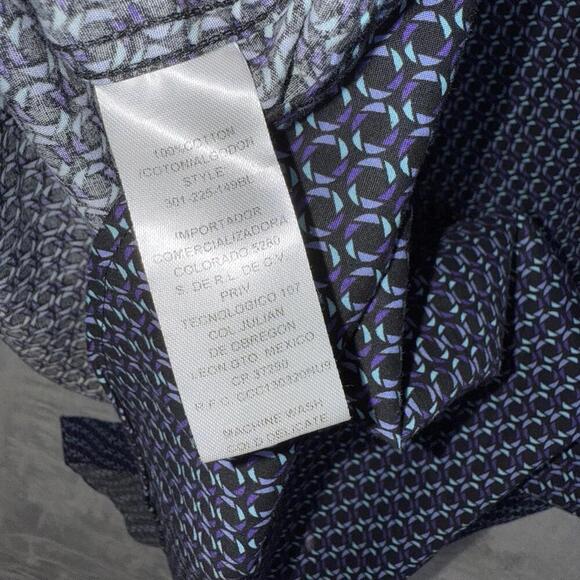 Roper Western Shirt Men’s L Snap Button geometric Patterned Long Sleeve Cowboy - Picture 6 of 12